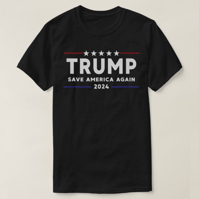 Trump 2024 Spara America Spara America Recump Trum T Shirt (Design framsida)