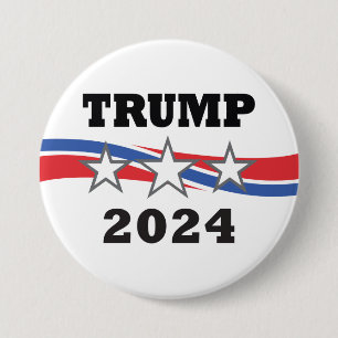 Trump 2024 Stars & Rand Victory Kampanj Knapp