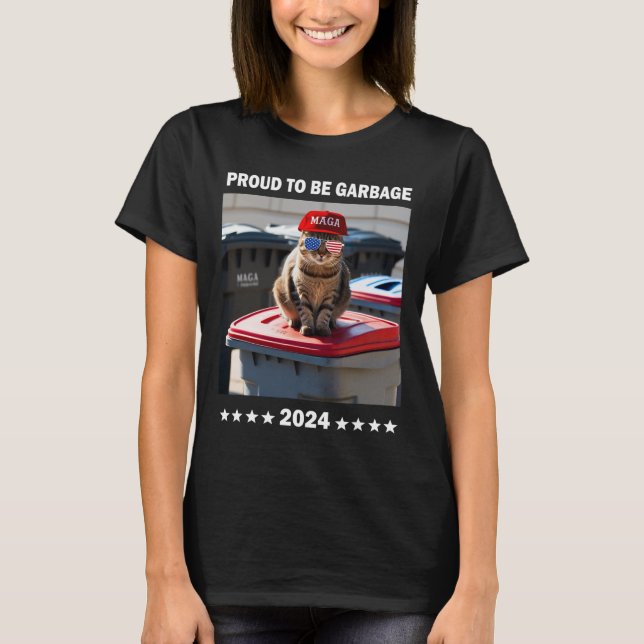 Trump 2024 stolt över att vara Sopor Trumpes suppo T Shirt (Framsida)