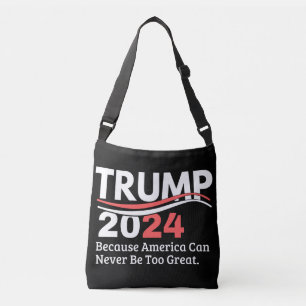 trump 2024-stötfångare axelväska