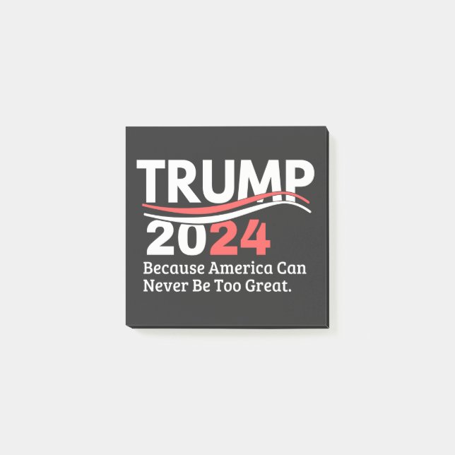trump 2024 stötfångare post-it block (Framsida)