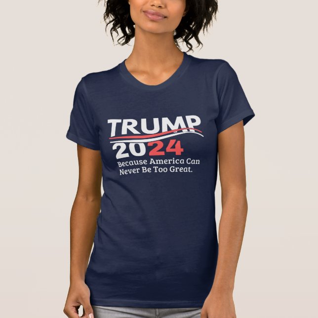 trump 2024-stötfångare t shirt (Framsida)