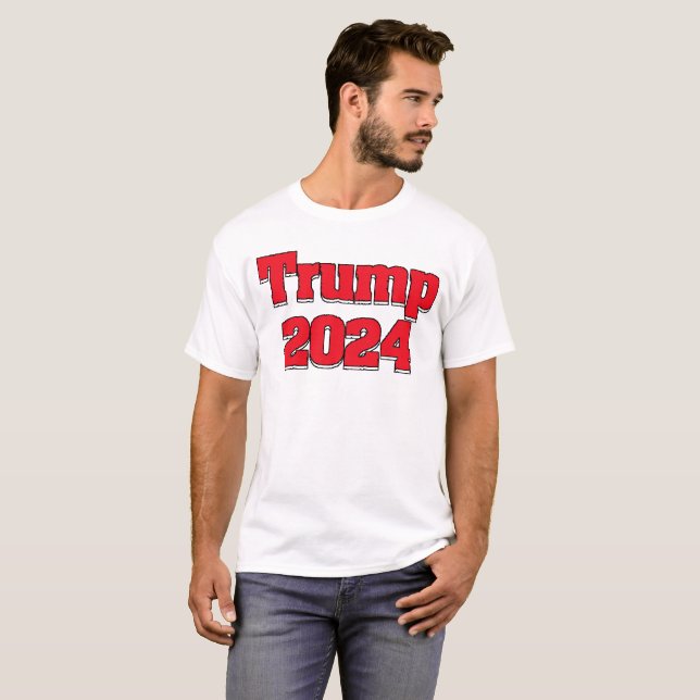 Trump 2024 T-Shirt (Hel framsida)