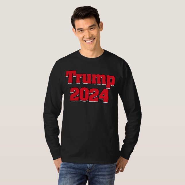 Trump 2024 T-Shirt (Hel framsida)