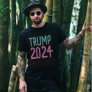 TRUMP 2024 T-SHIRTS TEES LÅNG ÄRMAD TRÖJA