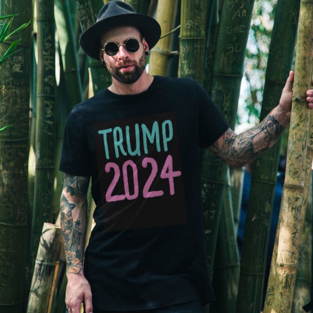 TRUMP 2024 T-SHIRTS TEES LÅNG ÄRMAD TRÖJA (Skapare uppladdad)
