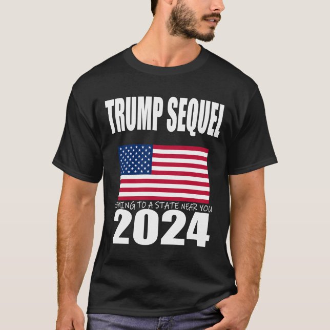 Trump 2024 T-skjorta T Shirt (Framsida)