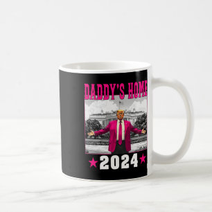 Trump 2024 Ta America Ck Pappor Home Trump Rosa Kaffemugg