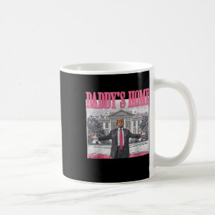 Trump 2024 Ta America Ck Pappor Home Trump Rosa Kaffemugg