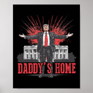 Trump 2024 Ta America Ck Pappor Home Trump Rosa Poster