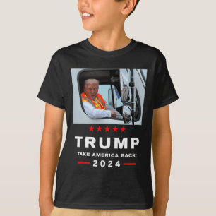 Trump 2024 Ta Amerika-bytrumprider i Garge T Shirt
