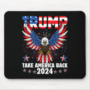 Trump 2024 Ta Amerika tillbaka Amerika Flagga Trum Musmatta