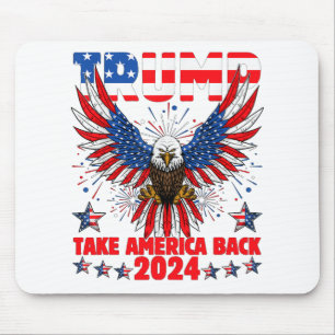 Trump 2024 Ta Amerika tillbaka Amerika Flagga Trum Musmatta
