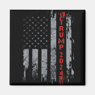 Trump 2024 Ta Amerika tillbaka amerikanska Flagga Magnet
