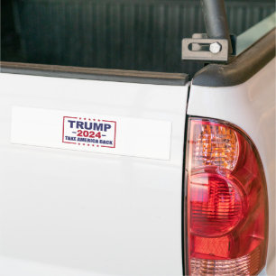 Trump 2024 Ta Amerika tillbaka Bildekal