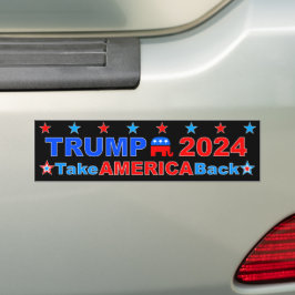 TRUMP 2024 Ta Amerika tillbaka Bildekal