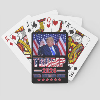 Trump 2024 Ta Amerika tillbaka Casinokort