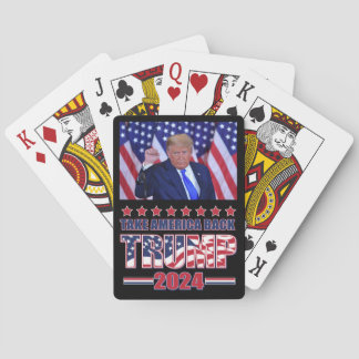 Trump 2024 Ta Amerika tillbaka Casinokort
