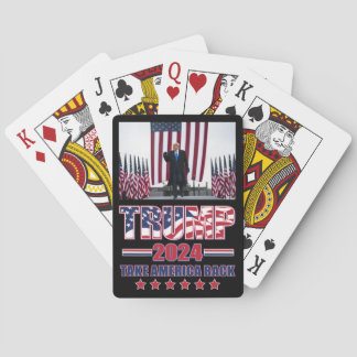 Trump 2024 Ta Amerika tillbaka Casinokort