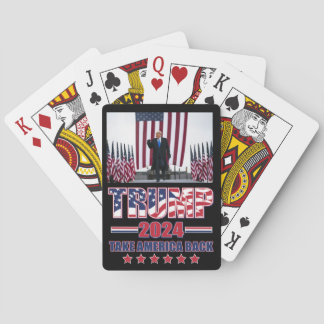 Trump 2024 Ta Amerika tillbaka Casinokort
