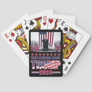 Trump 2024 Ta Amerika tillbaka Casinokort