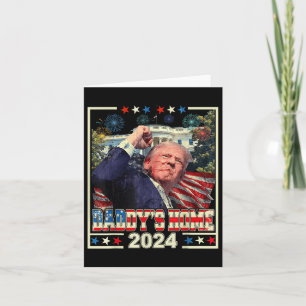 Trump 2024 Ta Amerika Tillbaka-Daddys hemtrumpump- Kort