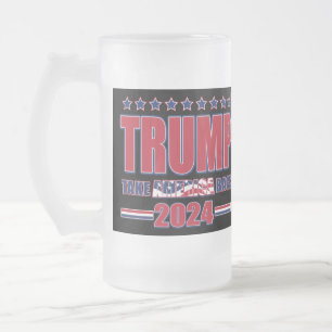 Trump 2024 Ta Amerika tillbaka Frostat Ölglas