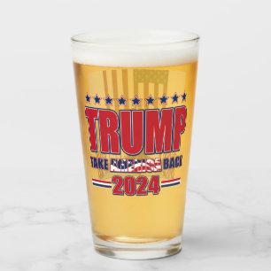 Trump 2024 Ta Amerika tillbaka Glaskopp