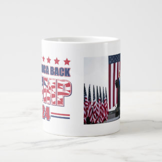 Trump 2024 Ta Amerika tillbaka Jumbo Mugg