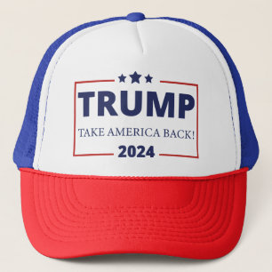 Trump 2024 Ta Amerika tillbaka Keps