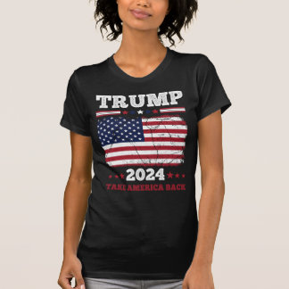Trump 2024: Ta Amerika tillbaka kvinnors T-Shirt