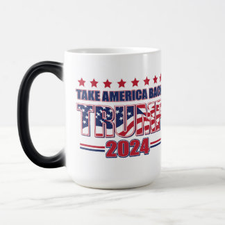 Trump 2024 Ta Amerika tillbaka Magisk Mugg