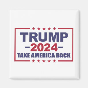 Trump 2024 Ta Amerika tillbaka Magnet