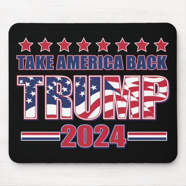 Trump 2024 Ta Amerika tillbaka Musmatta (Framsidan)