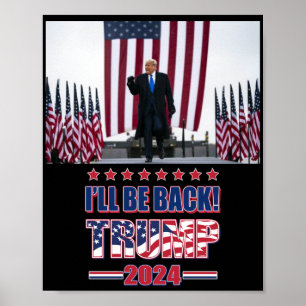 Trump 2024 Ta Amerika tillbaka Poster