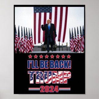 Trump 2024 Ta Amerika tillbaka Poster
