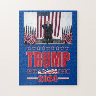 Trump 2024 Ta Amerika tillbaka Pussel