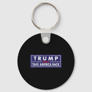 Trump 2024 Ta Amerika tillbaka valet Patriotic Se Nyckelring