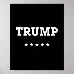 Trump 2024 Ta Amerika tillbaka valet Red Poster