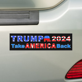TRUMP 2024 Ta tillbaka AMERICA Bildekal