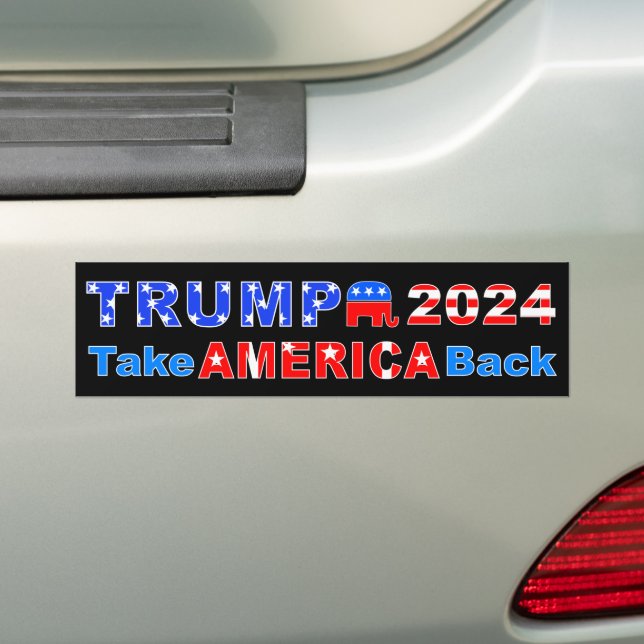 TRUMP 2024 Ta tillbaka AMERICA Bildekal (På Bil)