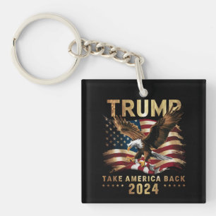 Trump 2024 Ta tillbaka Amerika Amerikansk flagga T