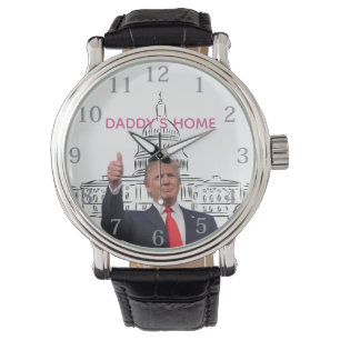 Trump 2024 Ta tillbaka Amerika-Papporna hem Armbandsur