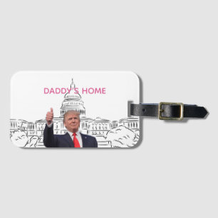 Trump 2024 Ta tillbaka Amerika-Papporna hem Bagagebricka