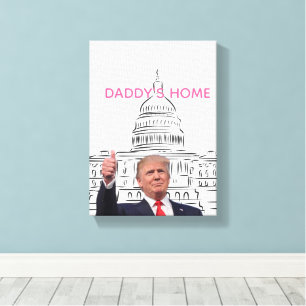 Trump 2024 Ta tillbaka Amerika-Papporna hem Canvastryck