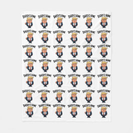 Trump 2024 Ta tillbaka Amerika-Papporna hem Fleecefilt