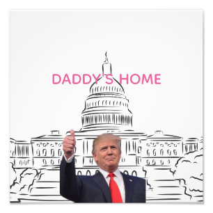 Trump 2024 Ta tillbaka Amerika-Papporna hem Fototryck