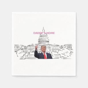 Trump 2024 Ta tillbaka Amerika-Papporna hem Pappersservett