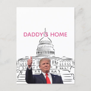 Trump 2024 Ta tillbaka Amerika-Papporna hem Vykort
