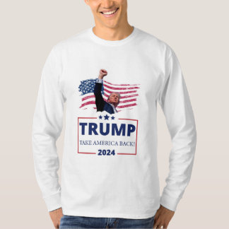 Trump 2024 "Ta tillbaka Amerika" T-shirt